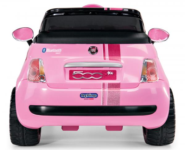 FIAT 500 Star Remote Control Pink Für coole Mädchen Elektroauto Elektro Auto Kinderauto